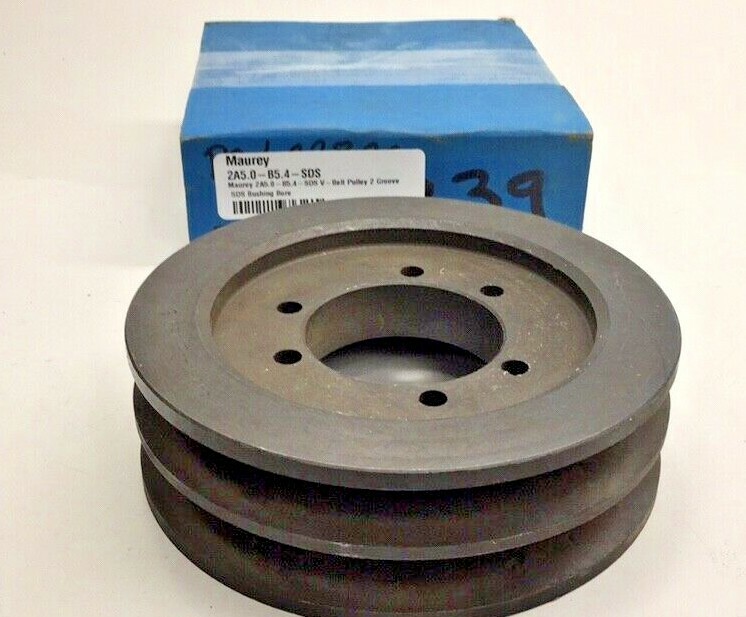 Maurey 2A5.0-B5.4-SDS V-Belt Pulley 2 Groove SDS Bushing Bore