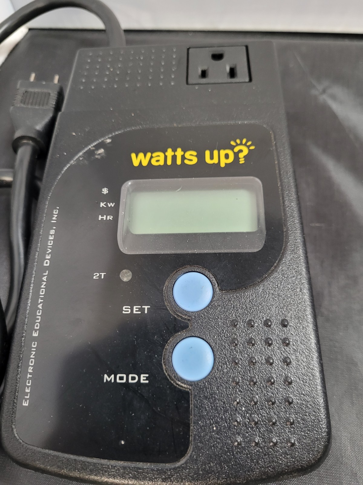 Watts Up? Black Portable 120VAC-60Hz Electricity Wattage Consumption Meter