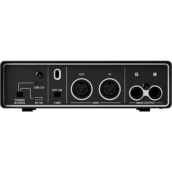 Yamaha URX22C USB-C Audio Interface (with Software Suite) - Black