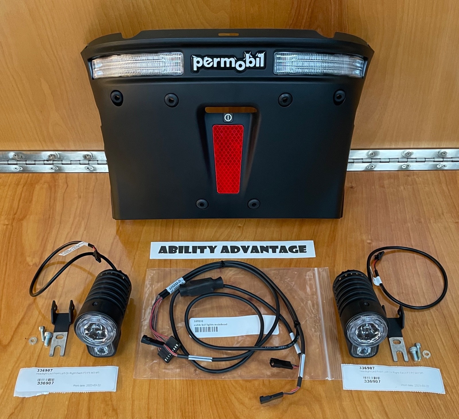 Permobil Armrest POUCH. Mounts Under The Armrest with the supplied Hardware.