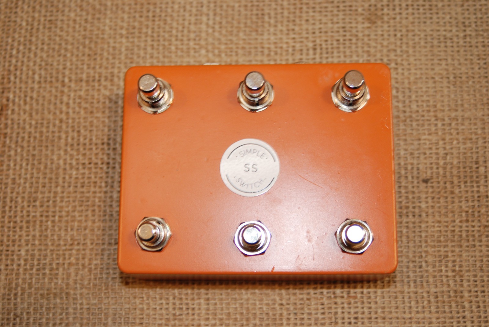 Simple Switch SS Guitar Pedal - Orange