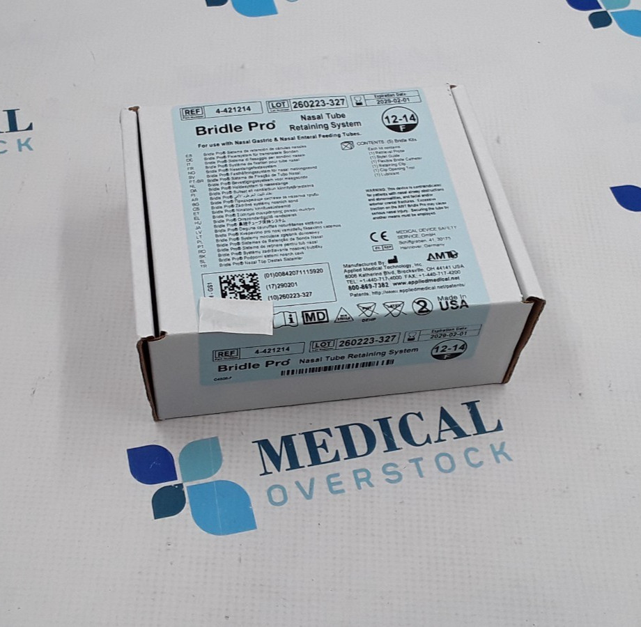 Applied Med Bridle Pro Nasal Tube Retaining System 12-14F REF 4-421214 Box of 5