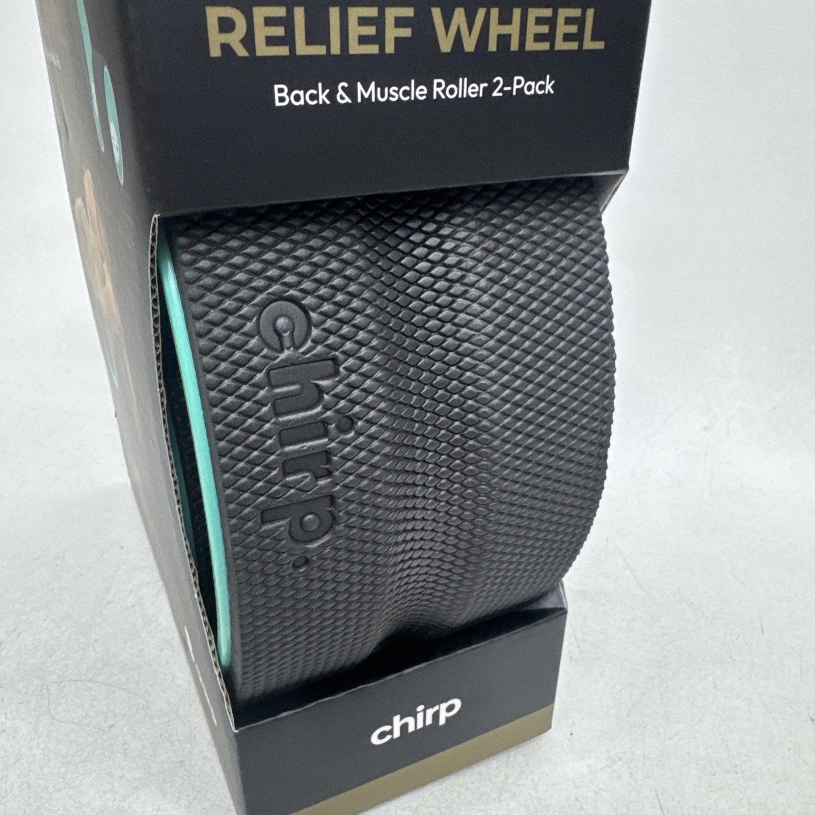 Chirp RELIEF WHEEL Back & Muscles Roller 10” Gentle & 6” Deep Tissue Back Crack