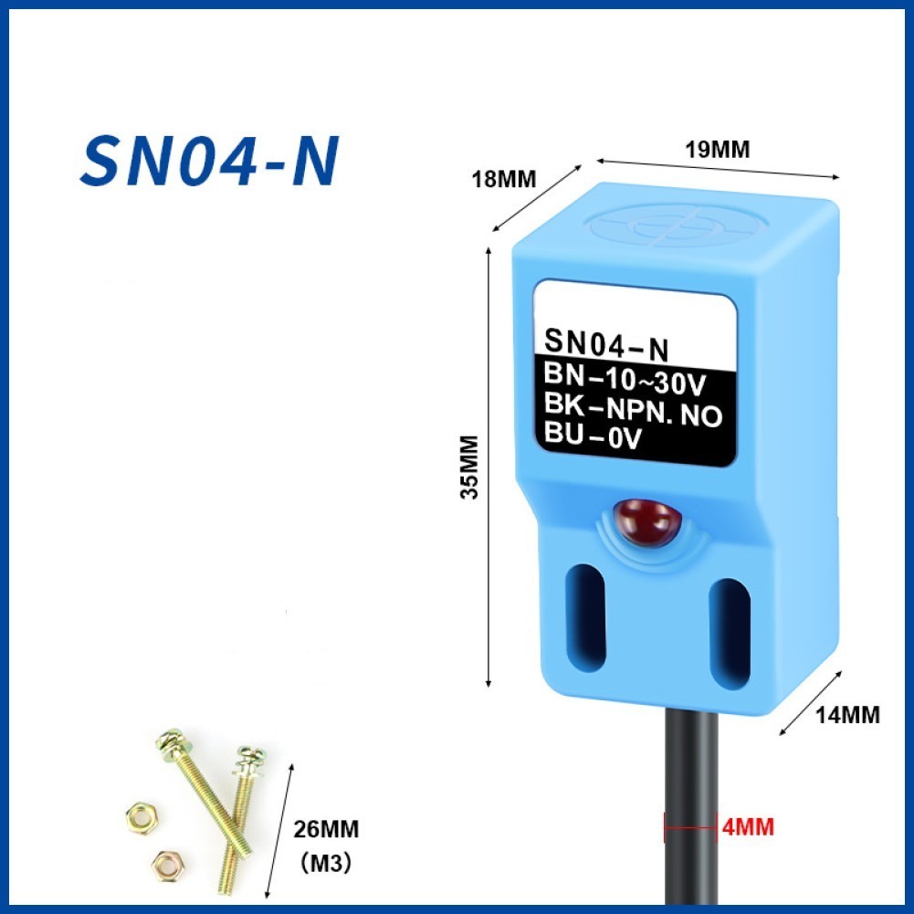 for 2 Sets NPN NO SN04N Inductive Sensor Switches for Automatic Control Systems