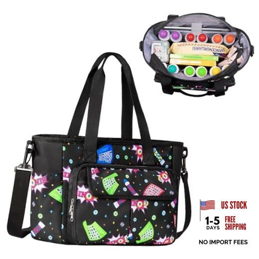 Bingo Bag with Pockets, Bingo Dauber Dabber Bag with Shoulder Strap | A Padded