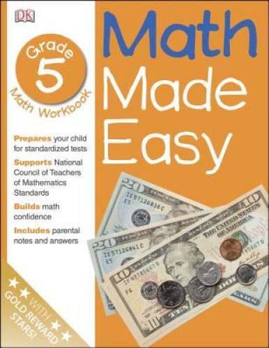 Math Made Easy: Fifth Grade Workbook - Paperback By DK Publishing - GOOD