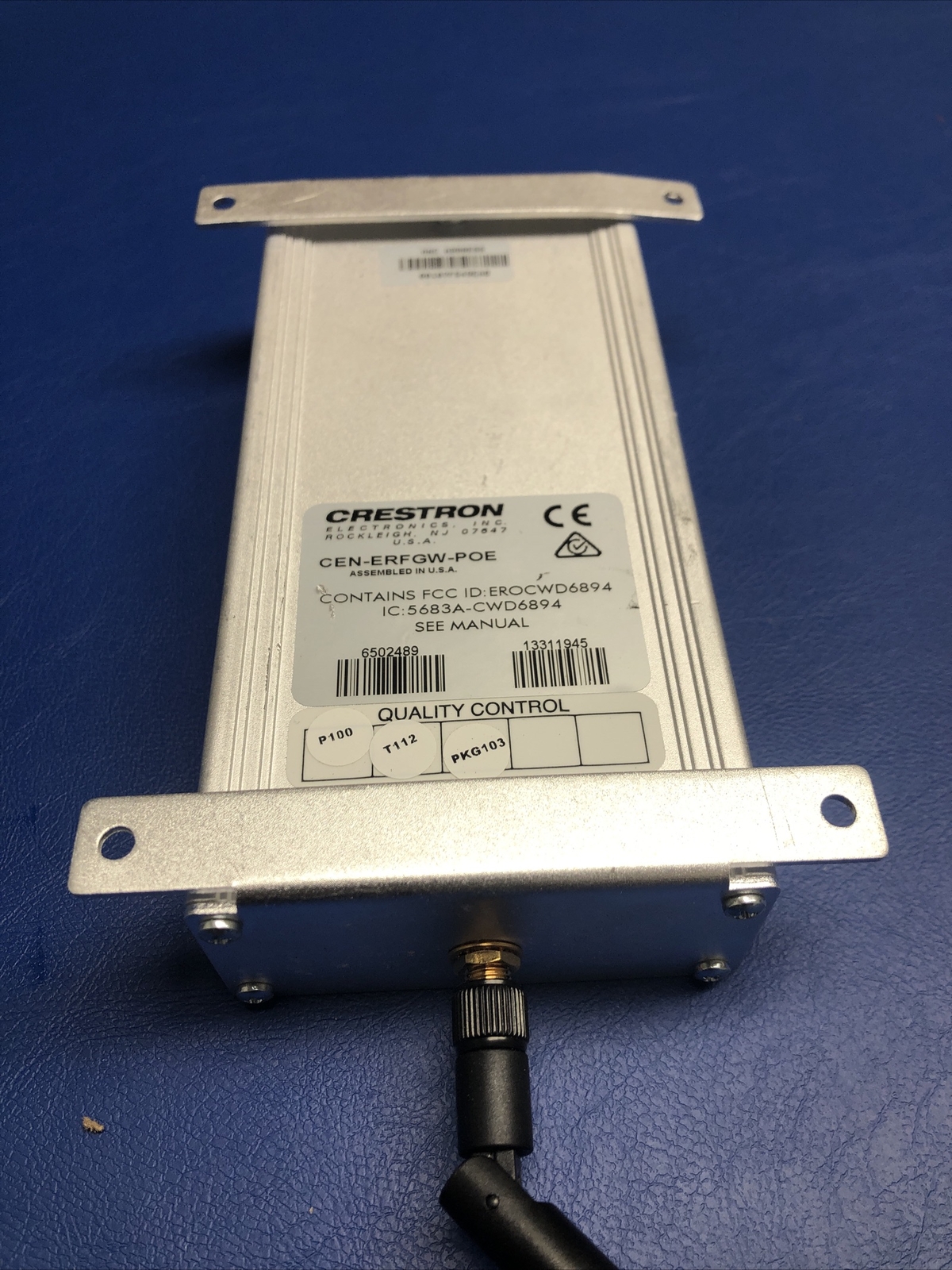 WORKING Crestron CEN-ERFGW-POE Extended Range RF Gateway