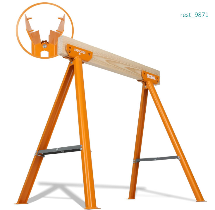 Jobhorse Brackets 2 Pack (Builds 1 Sawhorse), 1000 lb Steel 2x4