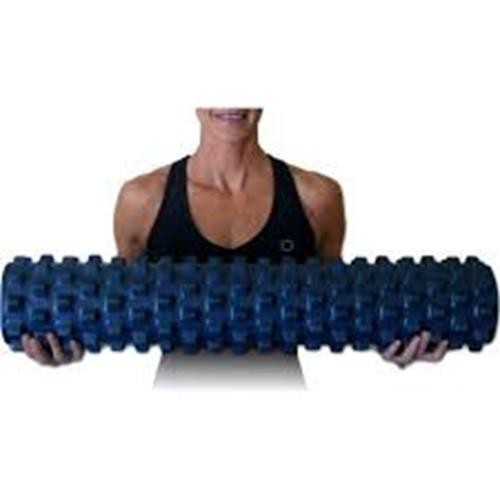 RumbleRoller 31" Fullsize Original Textured Foam Roller Navy Blue