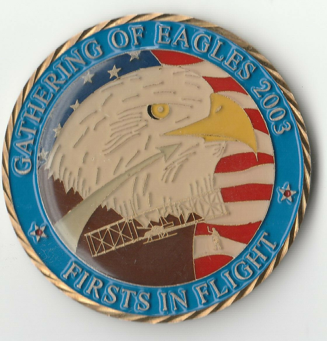 USAF Air Command & Staff College 2003 Challenge Coin  1.75" DIA BX2