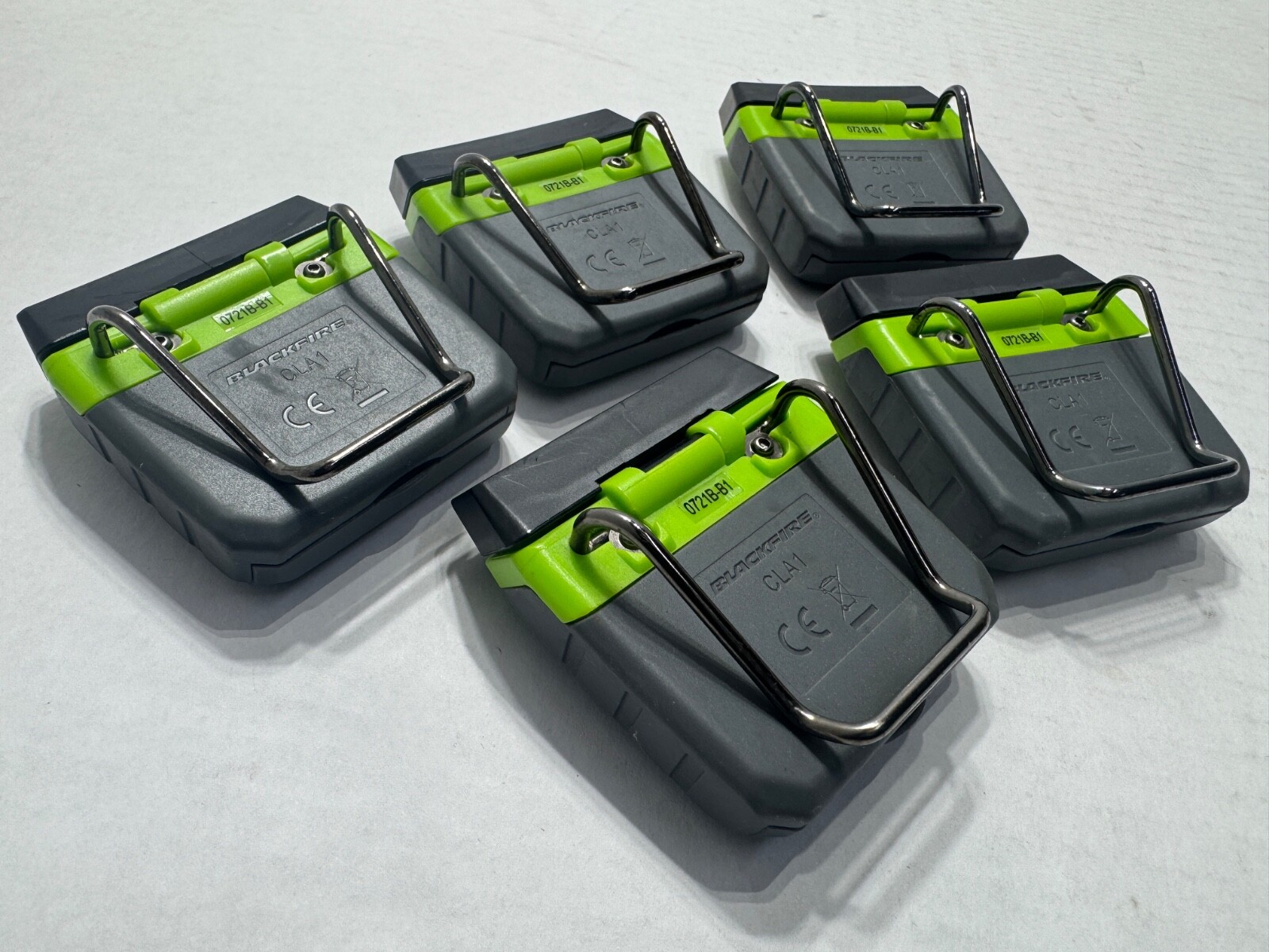 [5-PACK] KLEIN TOOLS BLACKFIRE [CLA1] HEADLAMP MINI LED CAP CLIP-ON LIGHT