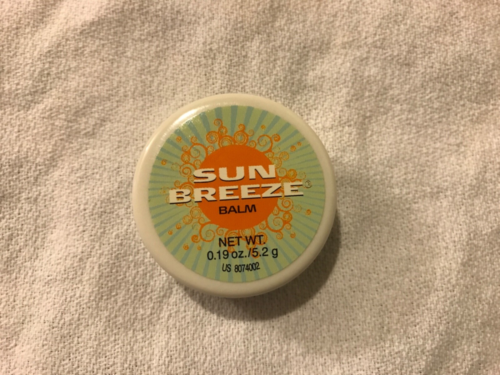 1 Small Jar Sunrider SunBreeze Balm ( .19 oz )