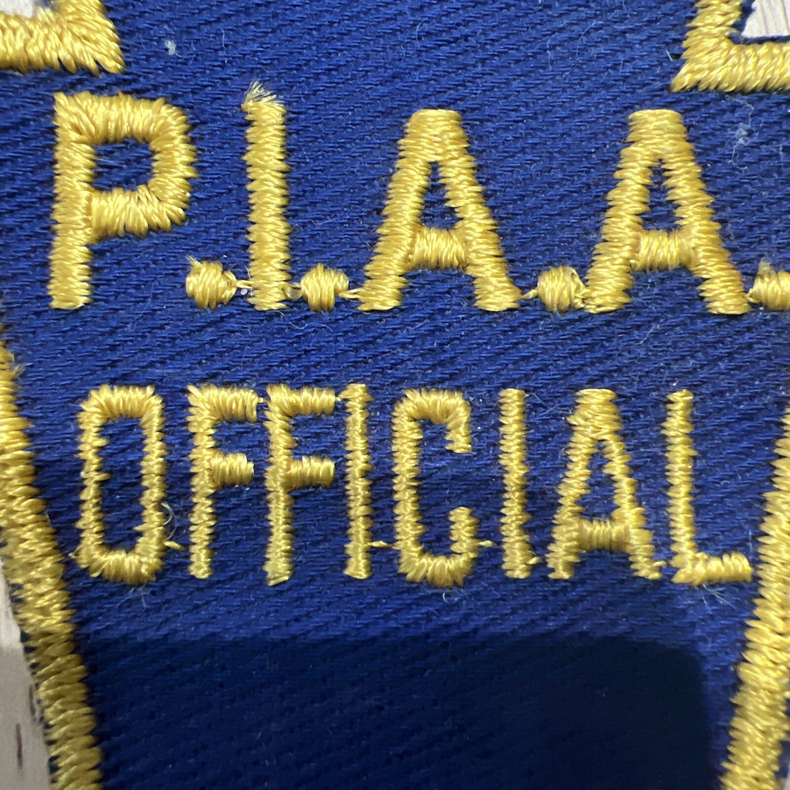 Vintage P. I. A. A. Official Patch PA Inter scholastic Athletic Association