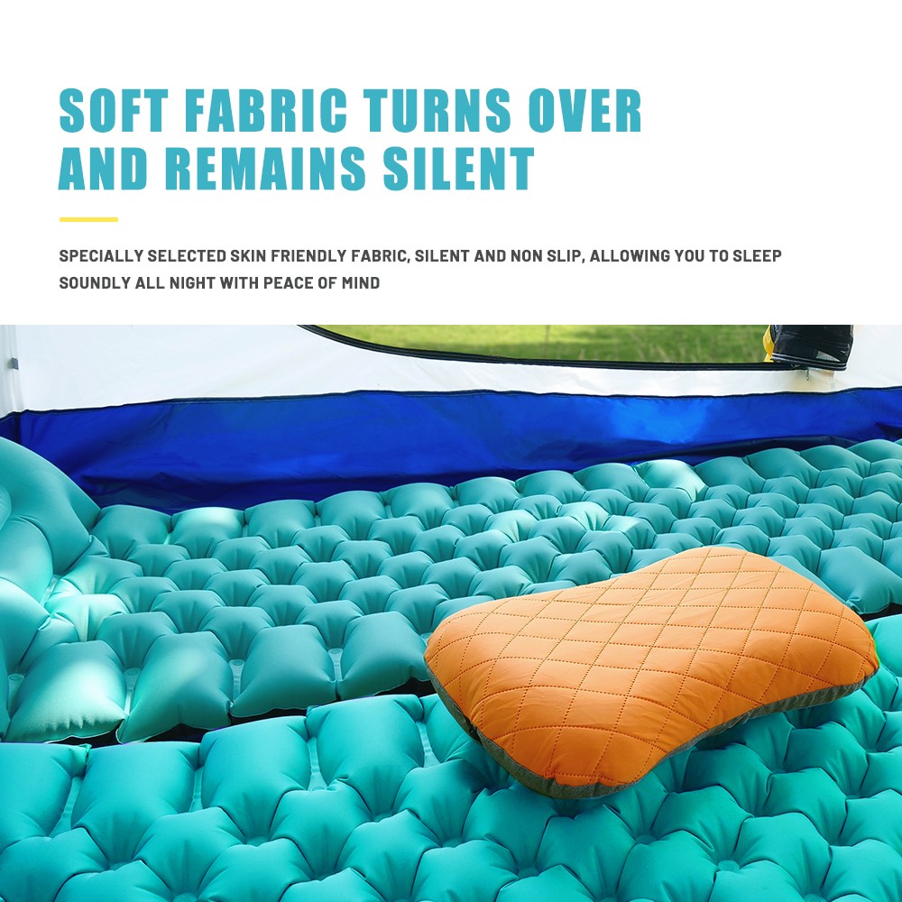 Self-Inflating Sleeping Mats for Camping- Sleeping Pad Comfortable Peacock Blue