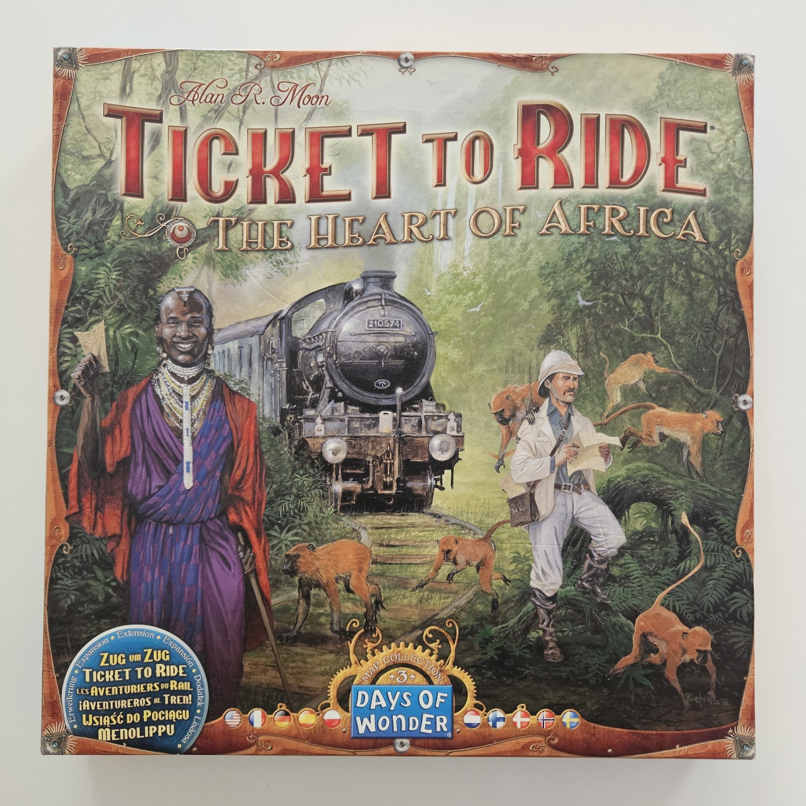 Ticket To Ride: The Heart of Africa Board Game Expansion Complete Days of Wonder