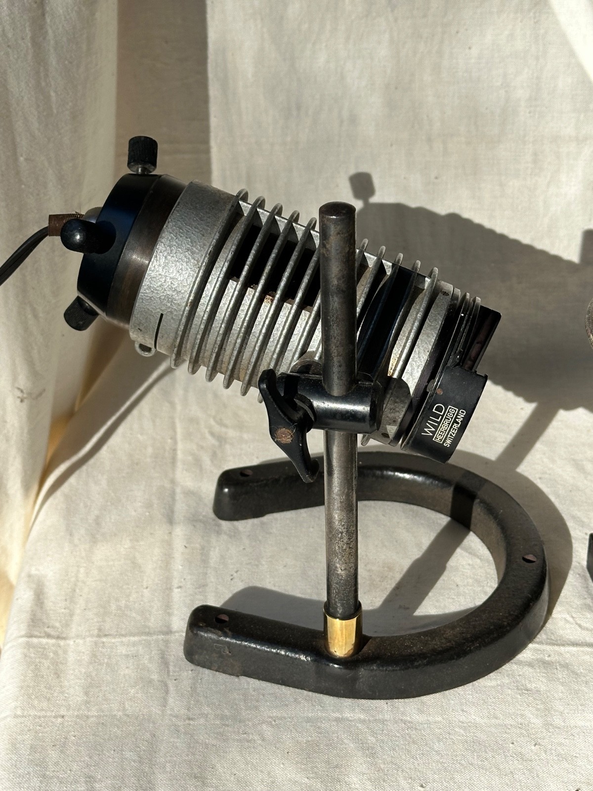 Wild Heerbrugg Vintage Microscope Light Source Spotlight
