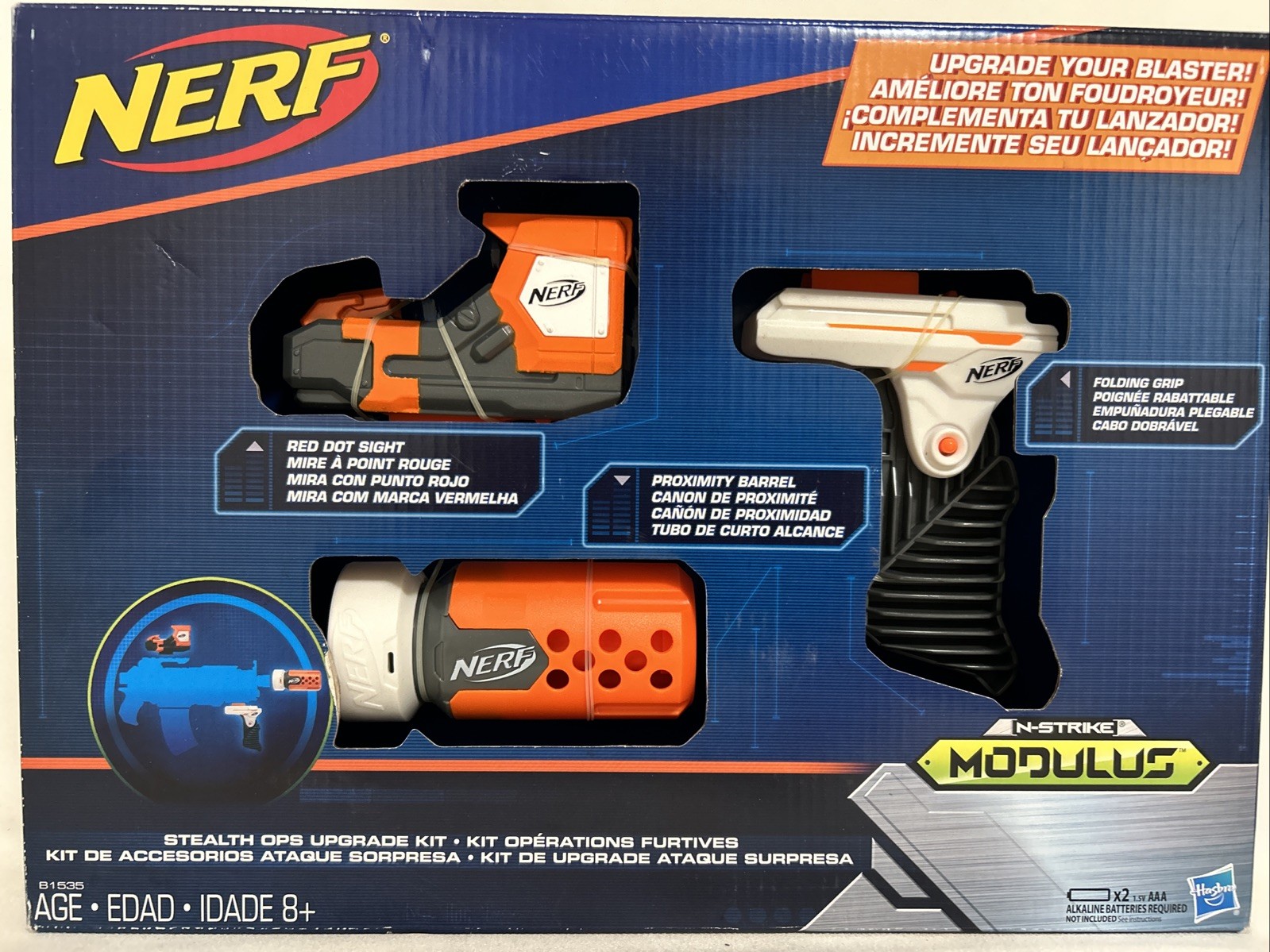 Nerf N-Strike Modulus STEALTH OPS UPGRADE KIT Hasbro New Opened Box B1535