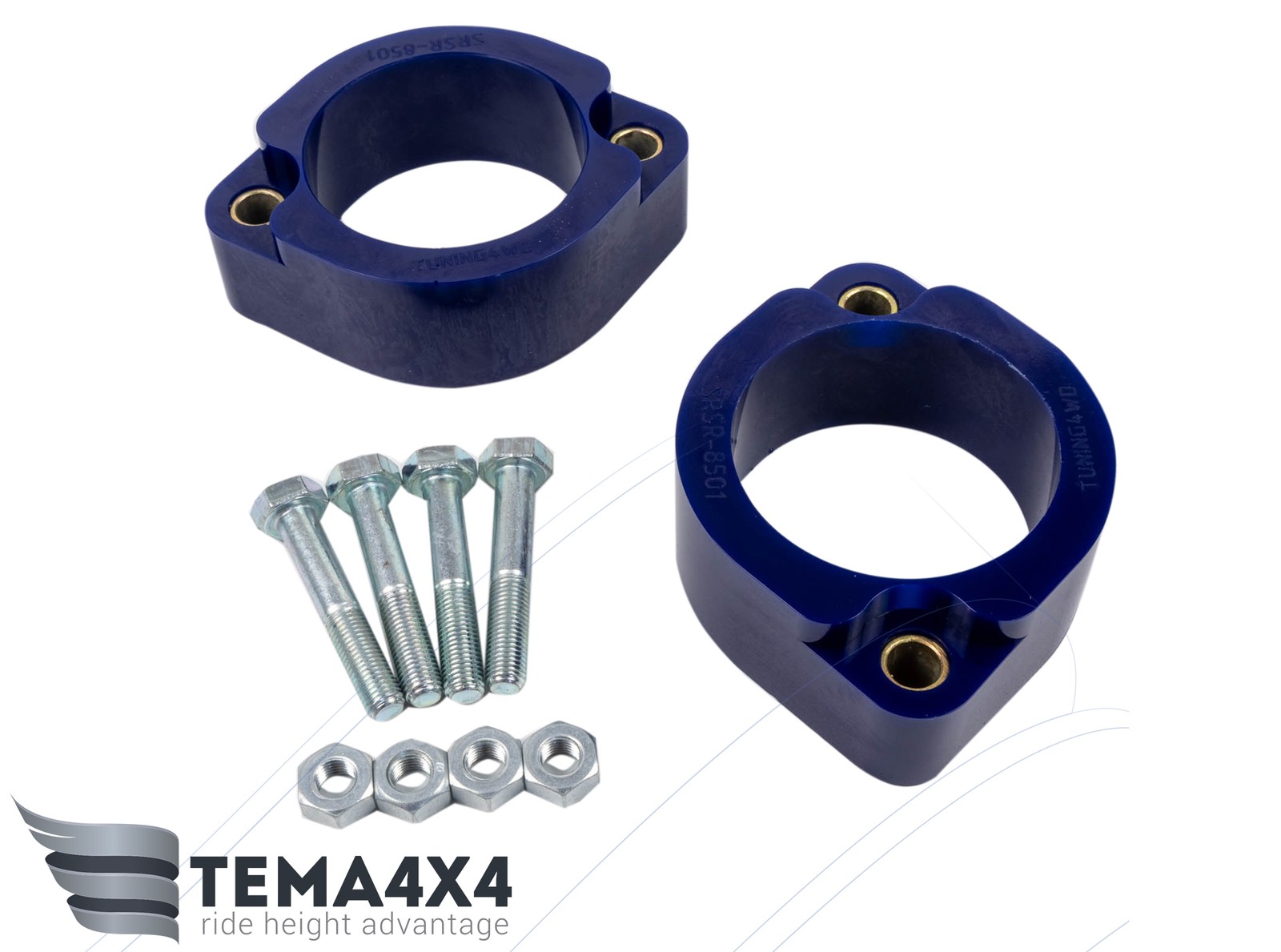 Tema4x4 40mm Rear strut spacers for Honda CRV 2nd gen, ELEMENT CIVIC  Lift Kit