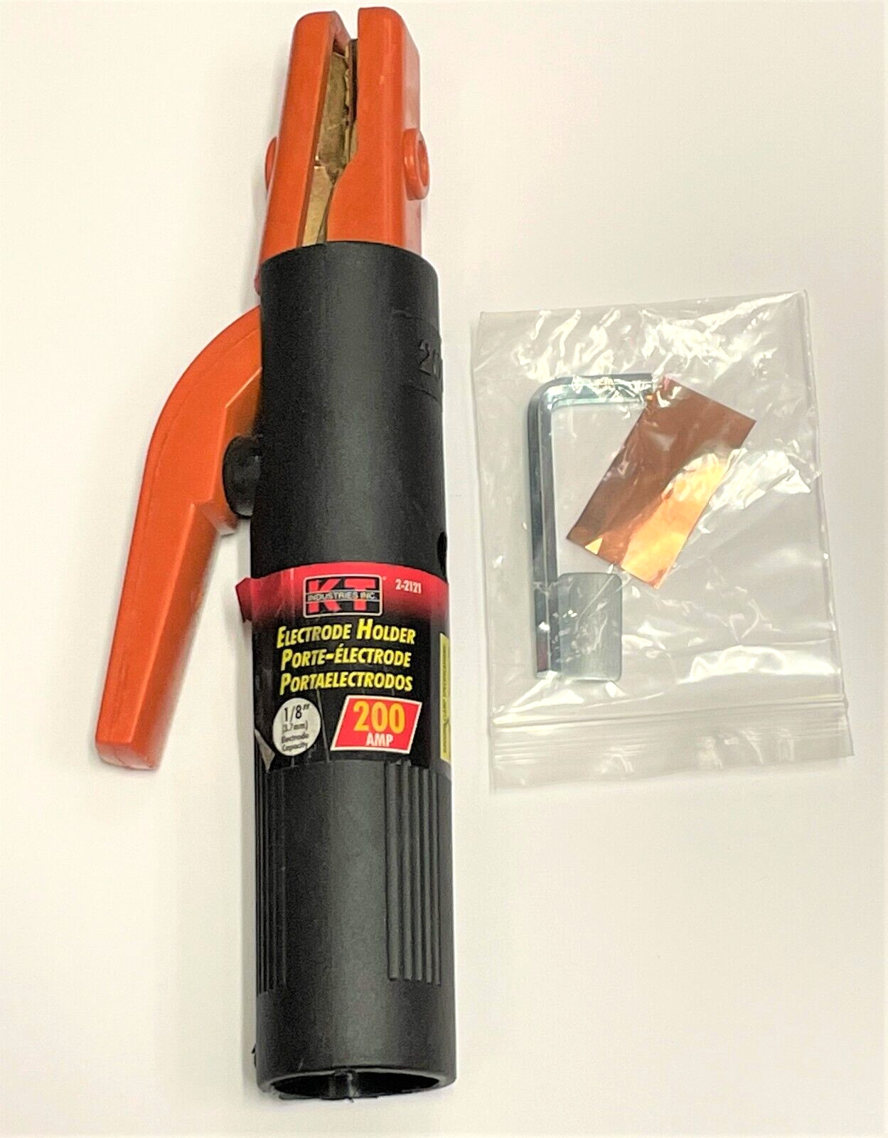 Welding Rod Holder, Electrode Holder, For 1/8" Rod Capacity, 200 AMP, KT# 2-2121