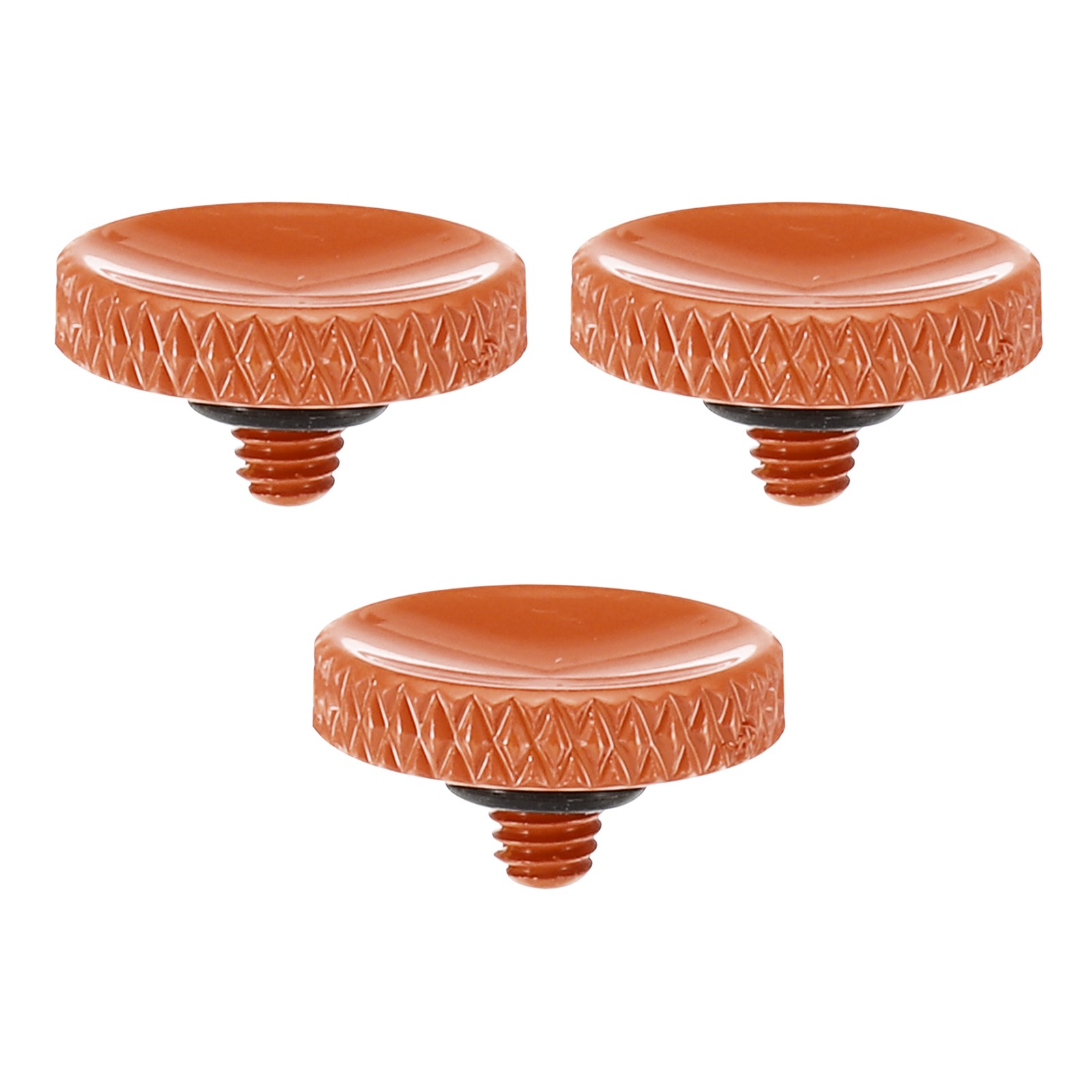 Camera Shutter Button 3pcs Shutter Release Button Knurled, Orange