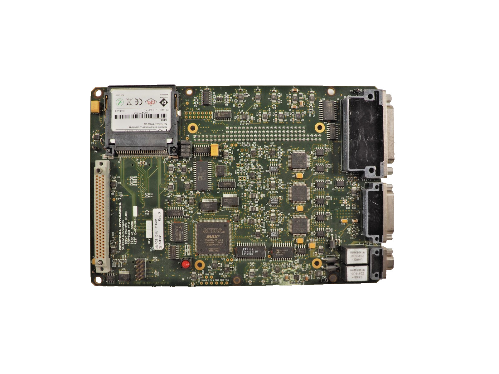GENERAL DYNAMICS SATCOM 10-651-1140-01 OPON7 Servo Control Board w/1GB Flash