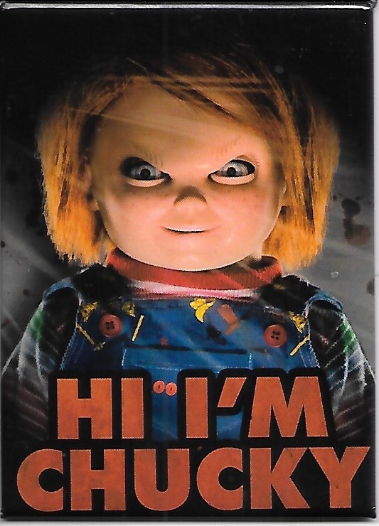 Child's Play Movie Chucky Hi I'm Chucky Image Refrigerator Magnet NEW UNUSED