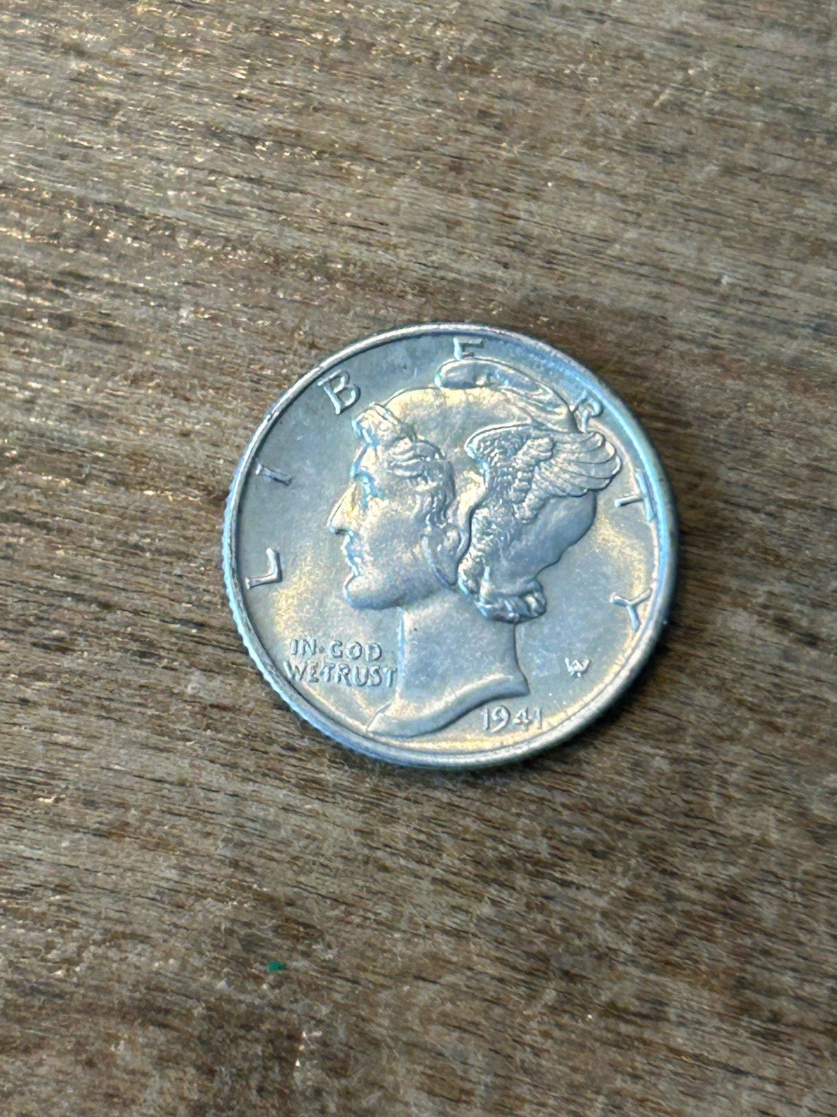1941S Mercury Dime BU FSB