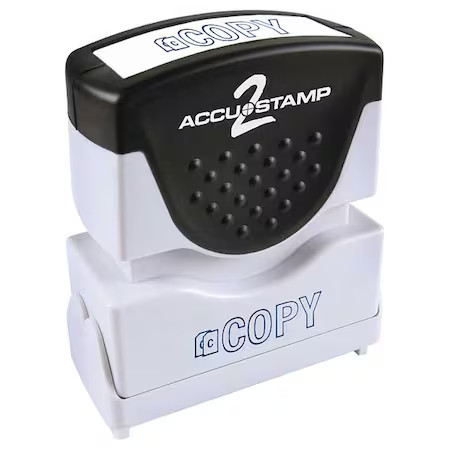 Accu-Stamp2 038846 Microban Message Stamp, Copy, 3/8"