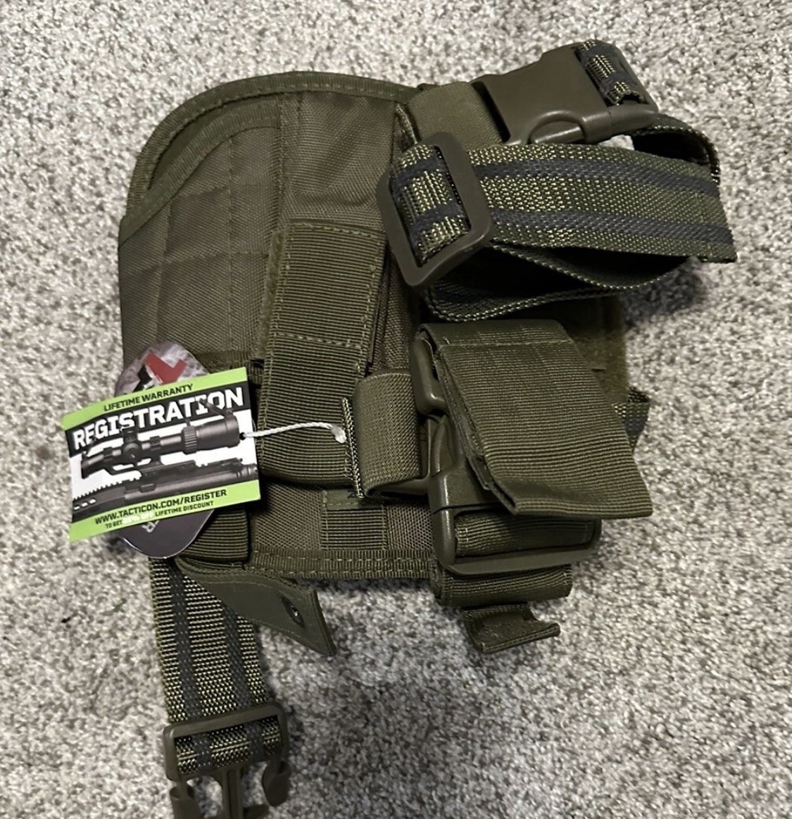 tacticon armament battleholster LH Orientation tactical holster Black