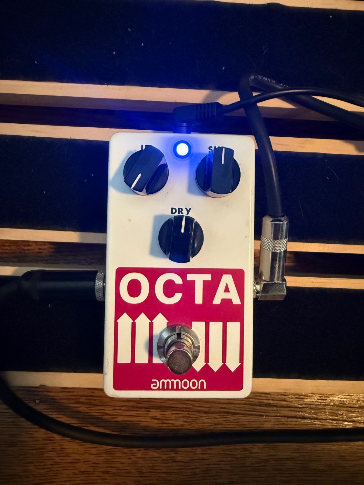 Guitar Octave Pedal - Ammoon Octa Polyphonic Octave Effects Pedals