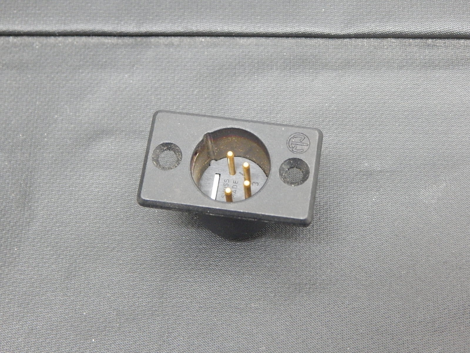 NEUTRIK NC4MPB PLUG, XLR, PANEL, BLACK, 4POLE , 5 CONTACT - USA FAST SHIPPING