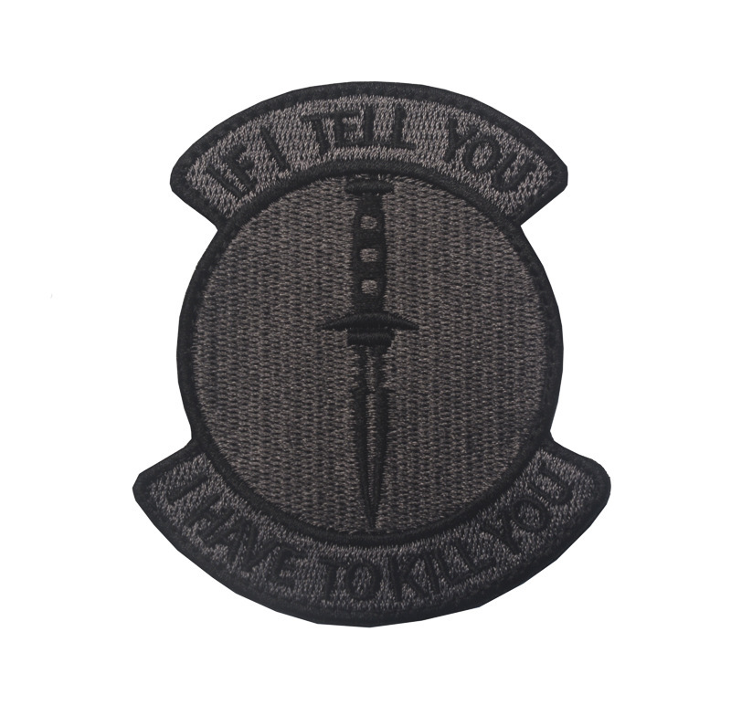 IF I TELL YOU , I HAVE TO KILL YOU U.S. ARMY TACTICAL BADGE HOOK LOOP PATCH *02