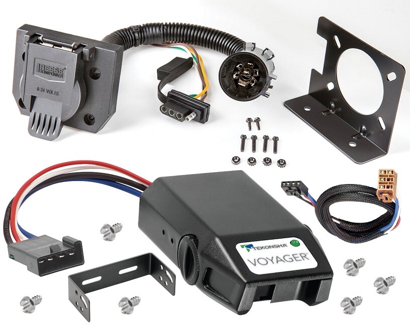 Tekonsha Voyager Brake Control For 01-02 Silverado Sierra 2500 3500 7-Way Wiring