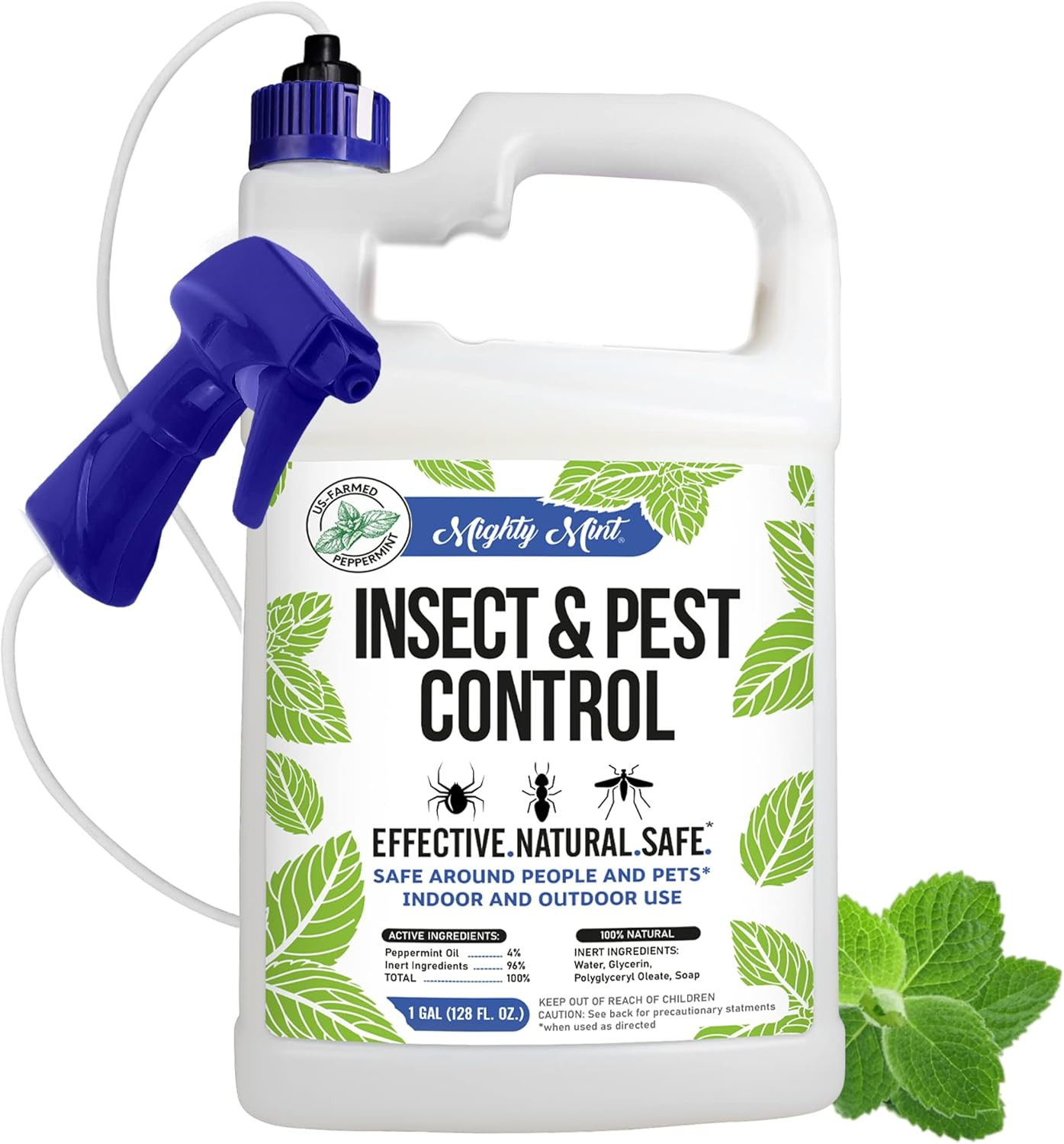 Gallon (128 oz) Insect and Pest Control Peppermint Oil - Natural ...