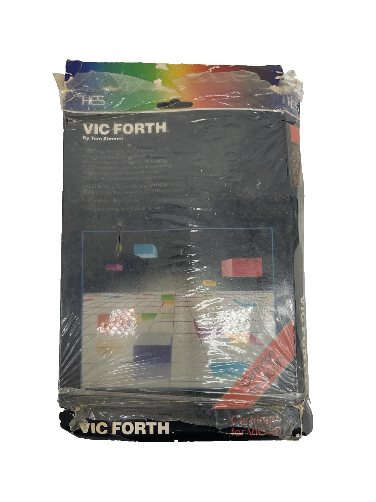 Vintage HES VIC FORTH Commodore VIC-20 Cartridge C301 Complete In Box Manual Tom
