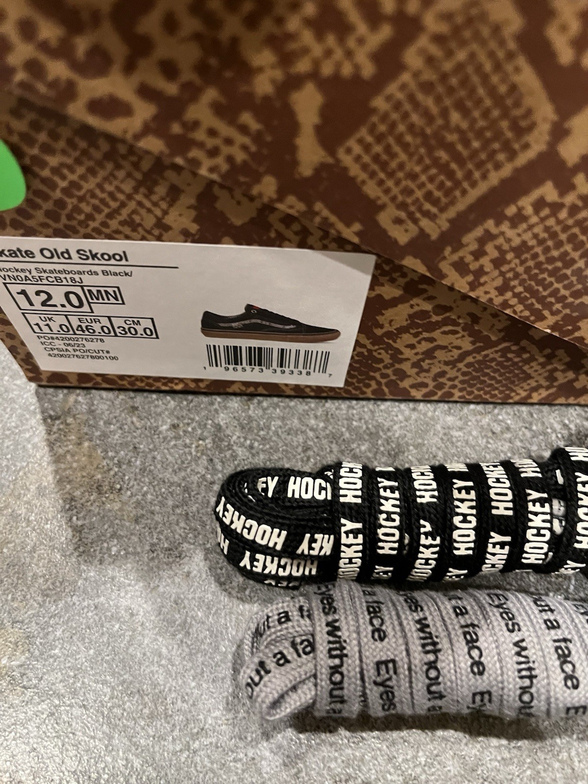Hockey/FA Vans Size 12