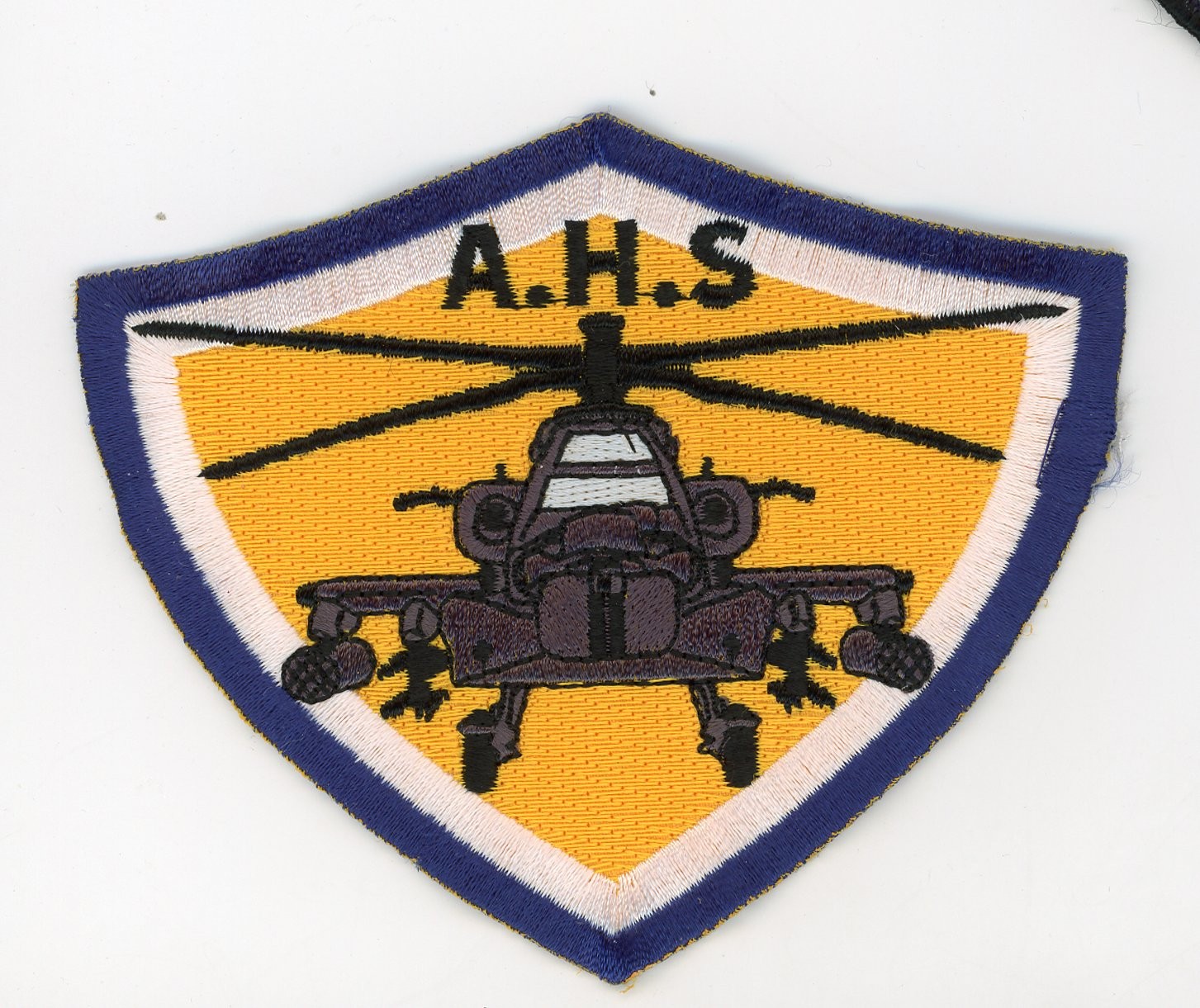 PATCH HELICOPTER TAIWAN AH-64 APACHE A.H.S SEW ON PARCHE