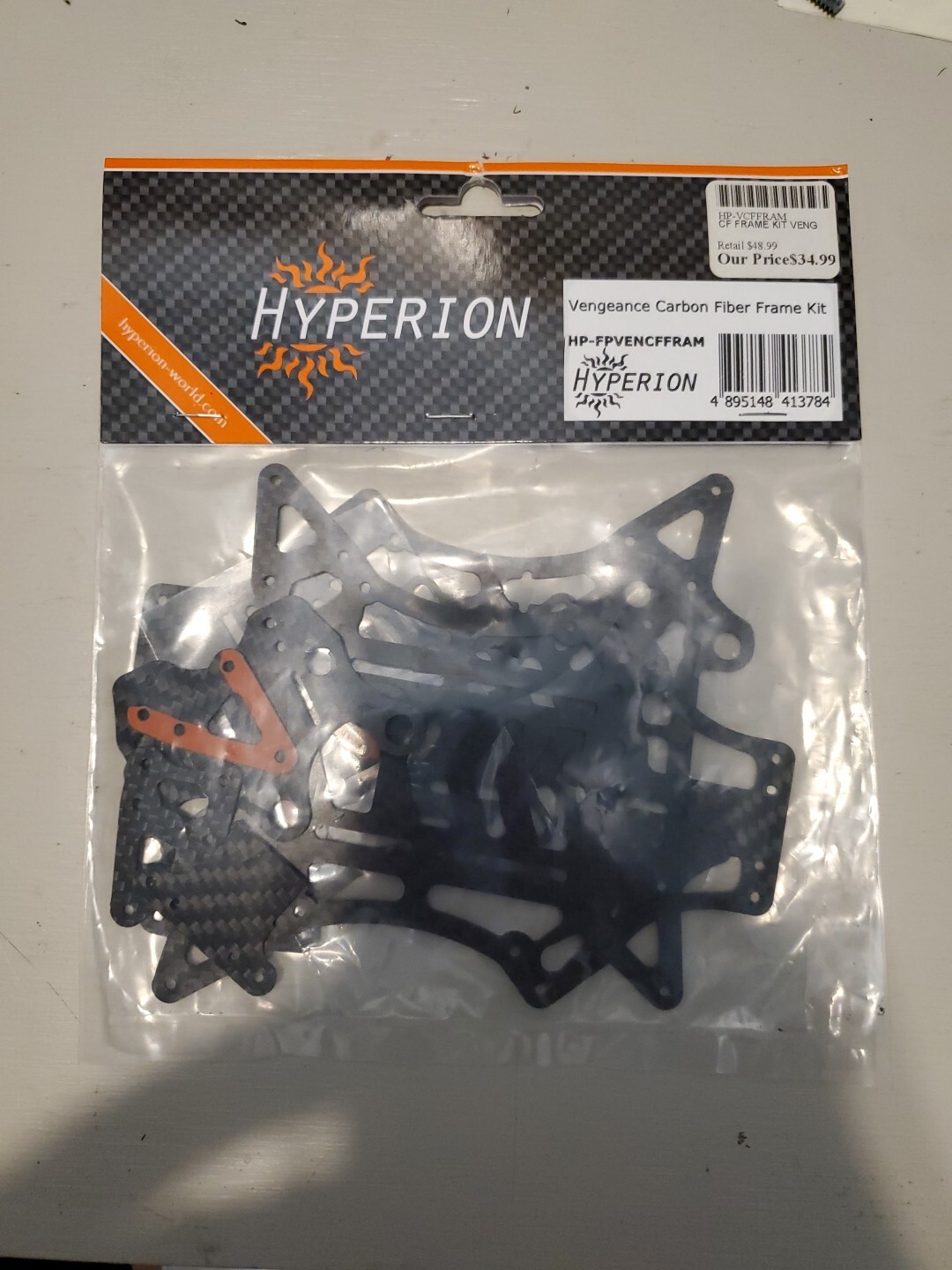 Hyperion HP-FPVENCFFRAM Vengeance Carbon Fiber Frame Kit