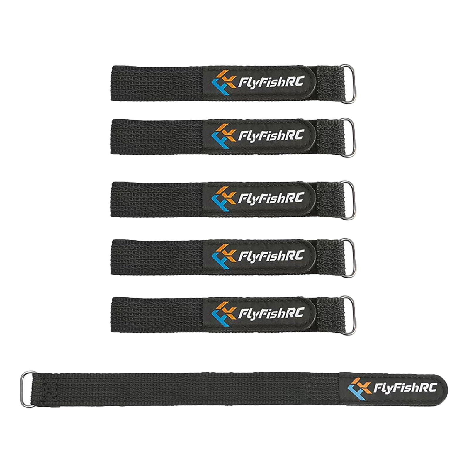 6pcs 20x200mm Rubberized Battery Straps for RC Car Boat Drone