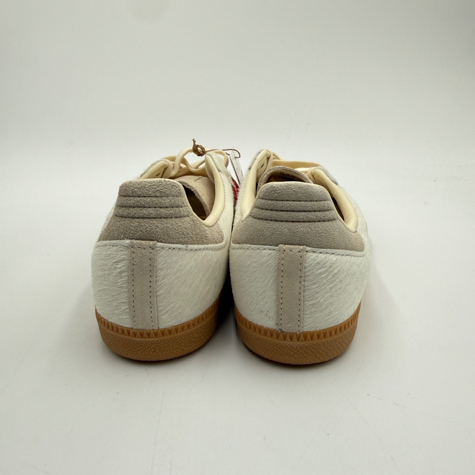 Adidas Women's Size 5 Samba OG Pony Hair Pack - Wonder Beige Better Scarlet