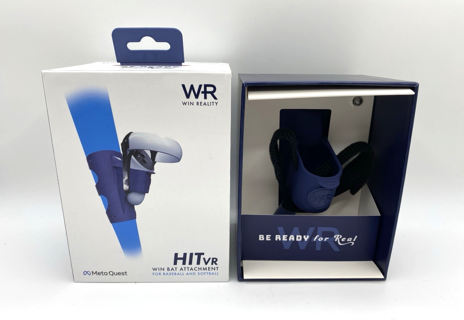 Win Reality Hit VR Baseball & Softball Bat Trainer Attachment Meta Quest Oculus