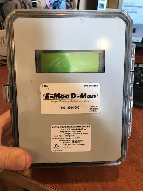 E-Mon D-Mon metering device 208100 RO1 kit 3400kw