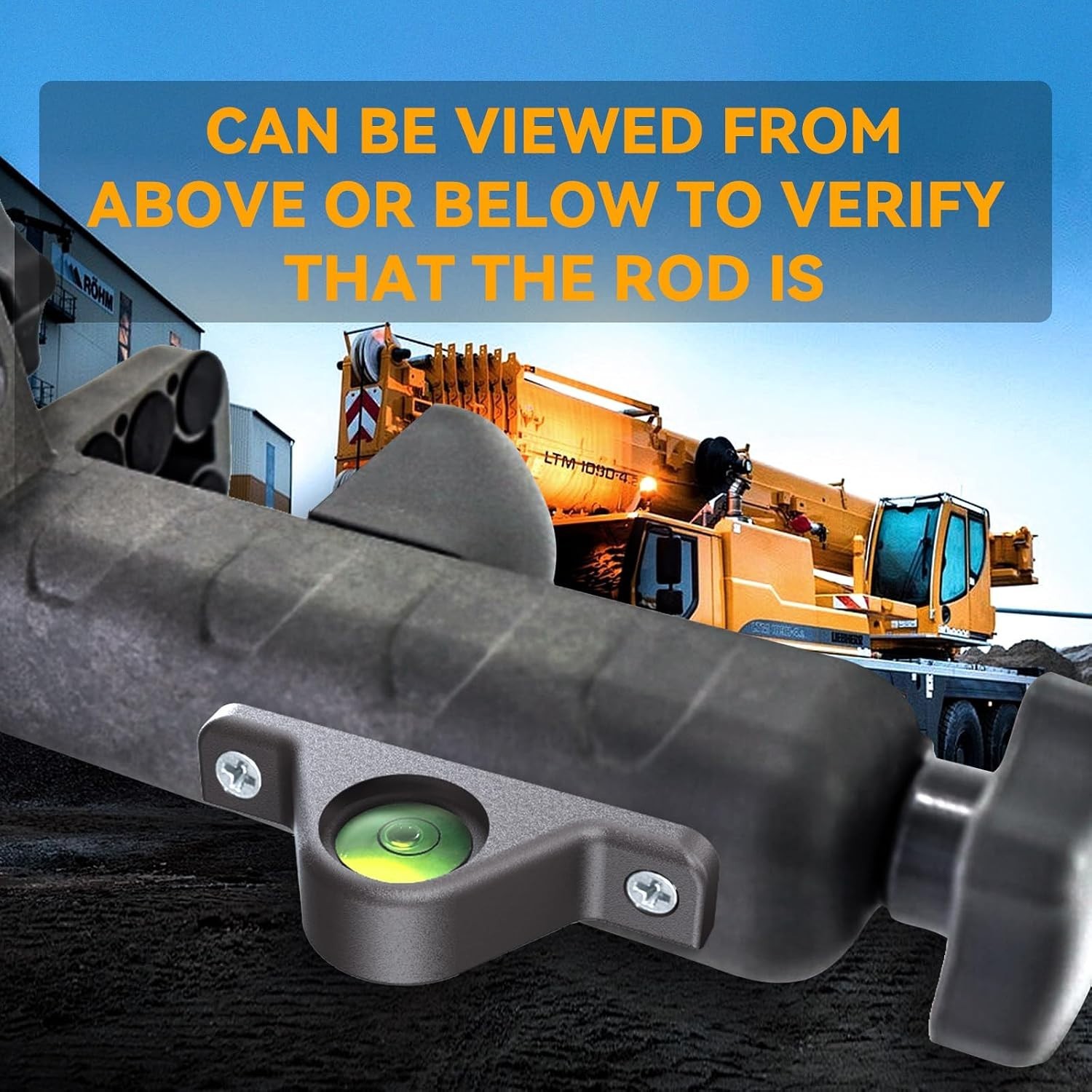 Replacement Bubble Vial 1277-6251S for Laser Level Clamp Holder, compatible with