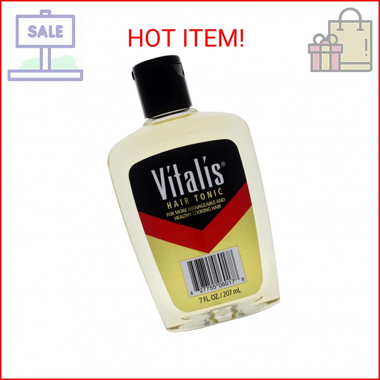 Vitalis Hair Tonic For Men, 7 ounce (pack of 1) (VT06017)