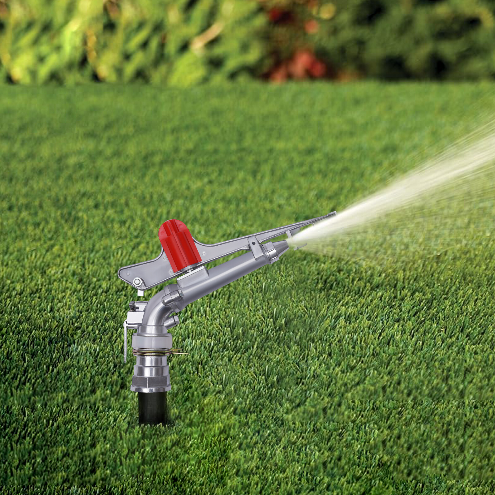 2 Inch Agriculture Farm Irrigation Sprinkler Watering Spray Gun 360° Adjustable