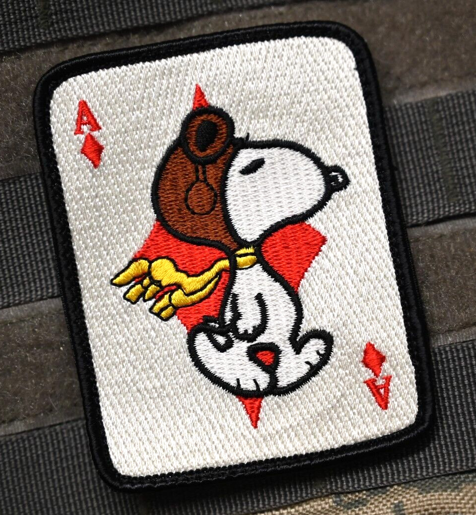 AFSOC CCT JTAC BOMB DROPPER DEATH on CALL vêlkrö PATCH: Snoopy Diamond ACE