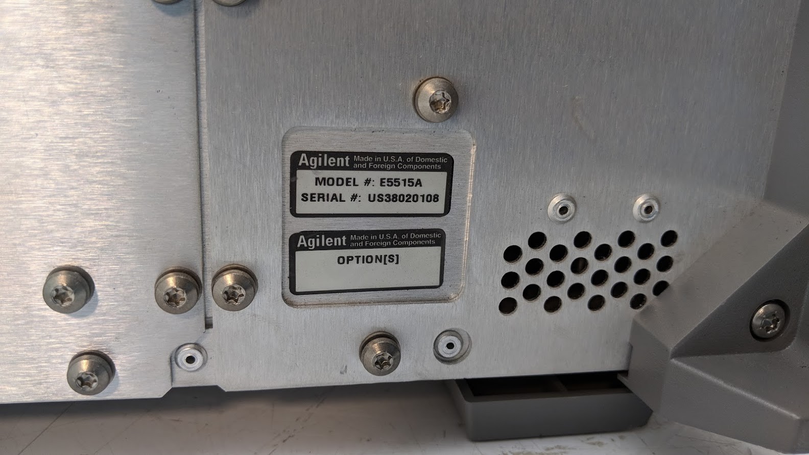 Agilent E5515B/A Wireless Communication Test Set Pattern Generator