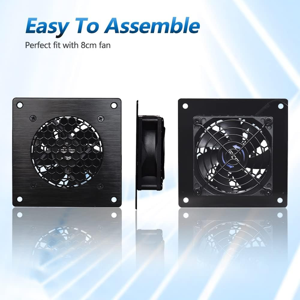 80MM Ventilation Mesh for Cabinet AV Electronic Cabinet PC Computers, Also Inclu