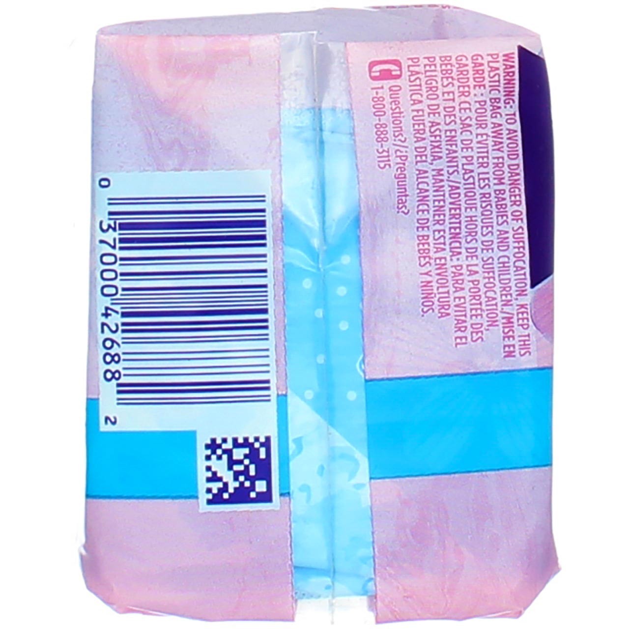 4 Pack Always Thin Daily Liners, Regular, Wrapped, Unscented, 20 Ct