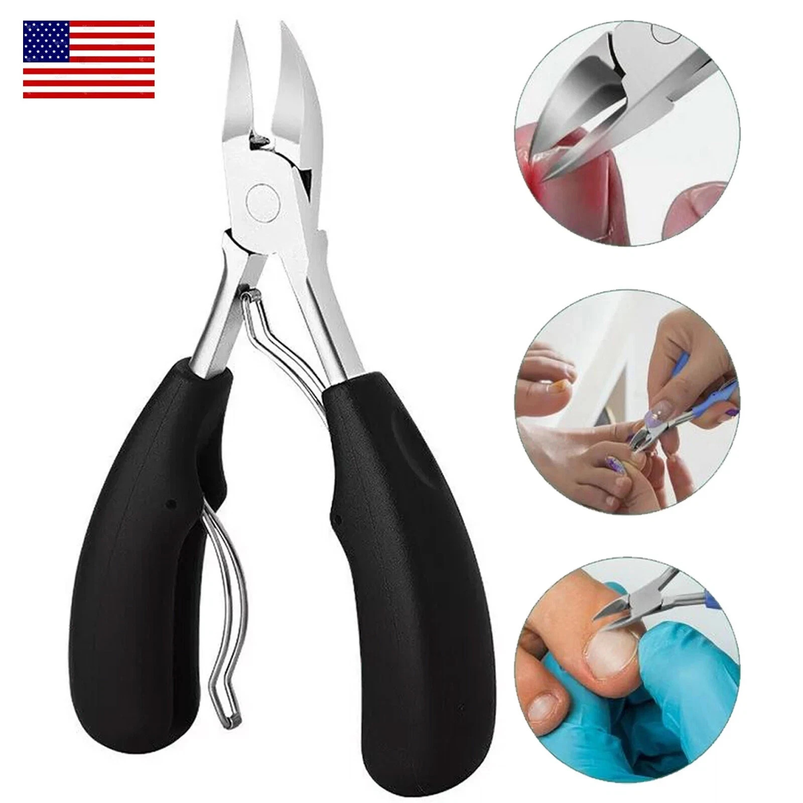 Stainless Professional Extra Large Toe Nail Clippers For Thick Nail Heavy Duty